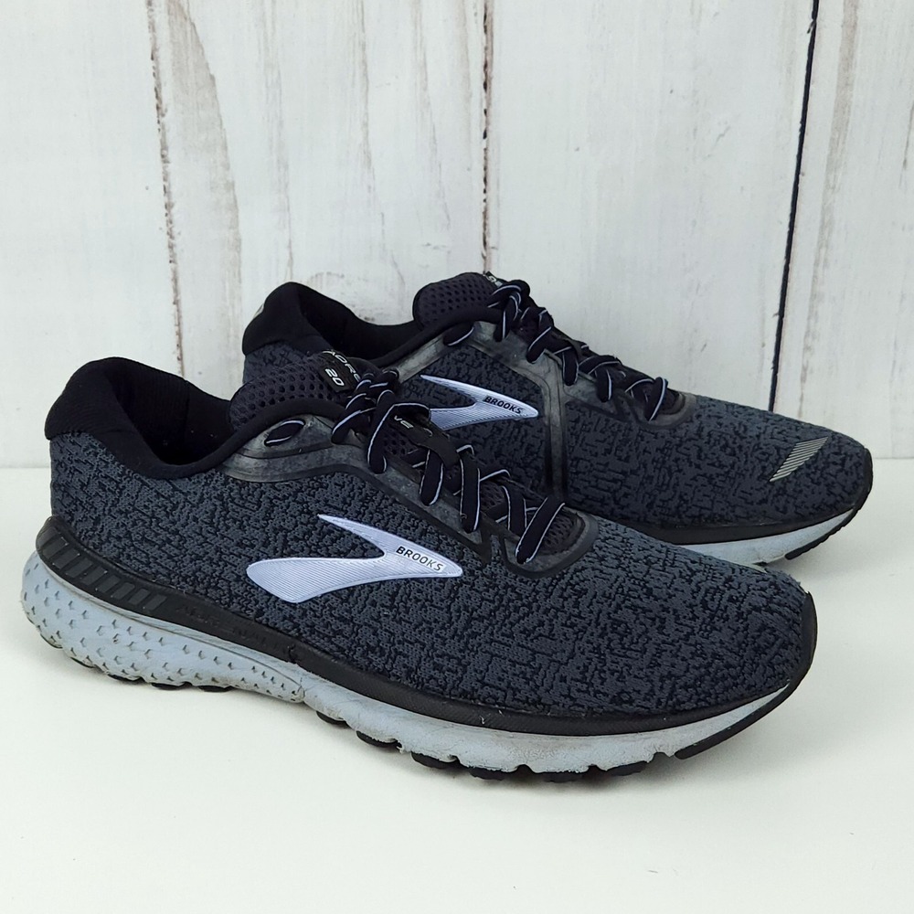 Brooks Adrenaline GTS 20 Womens Black Running Shoes 11.5B 1202961B003 NO INSOLES